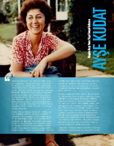 Rüzgara Karşı Yarım Yüzyıl Sosyal Kalkınma Ayşe Kudat Özet