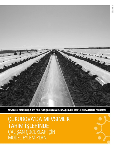 Çukurovada Mevsimlik Tarım İşlerine Çalışan Çocuklar İçin Model Eylem Planı