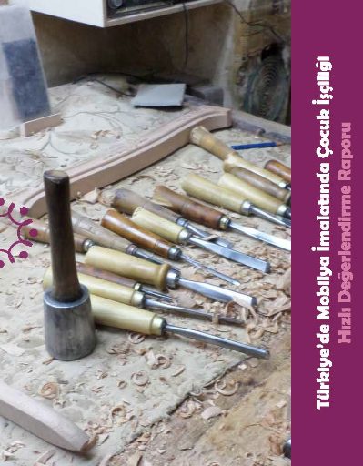 Türkiye'de Mobilya İmalatında Çocuk İşçiliği Hızlı Değerlendirme Raporu